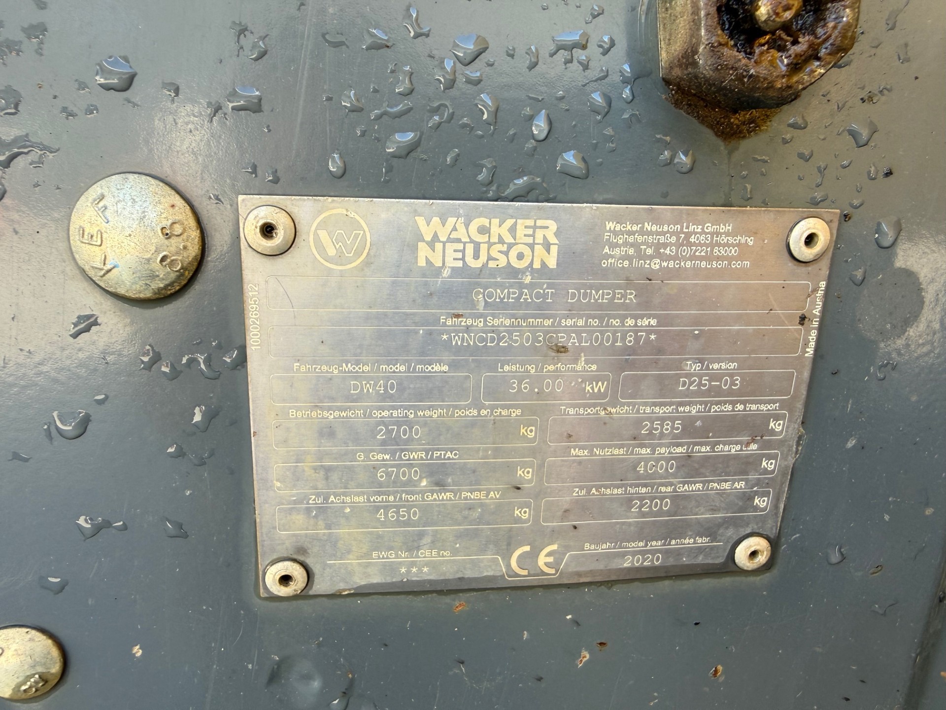 Wacker Neuson DW 40