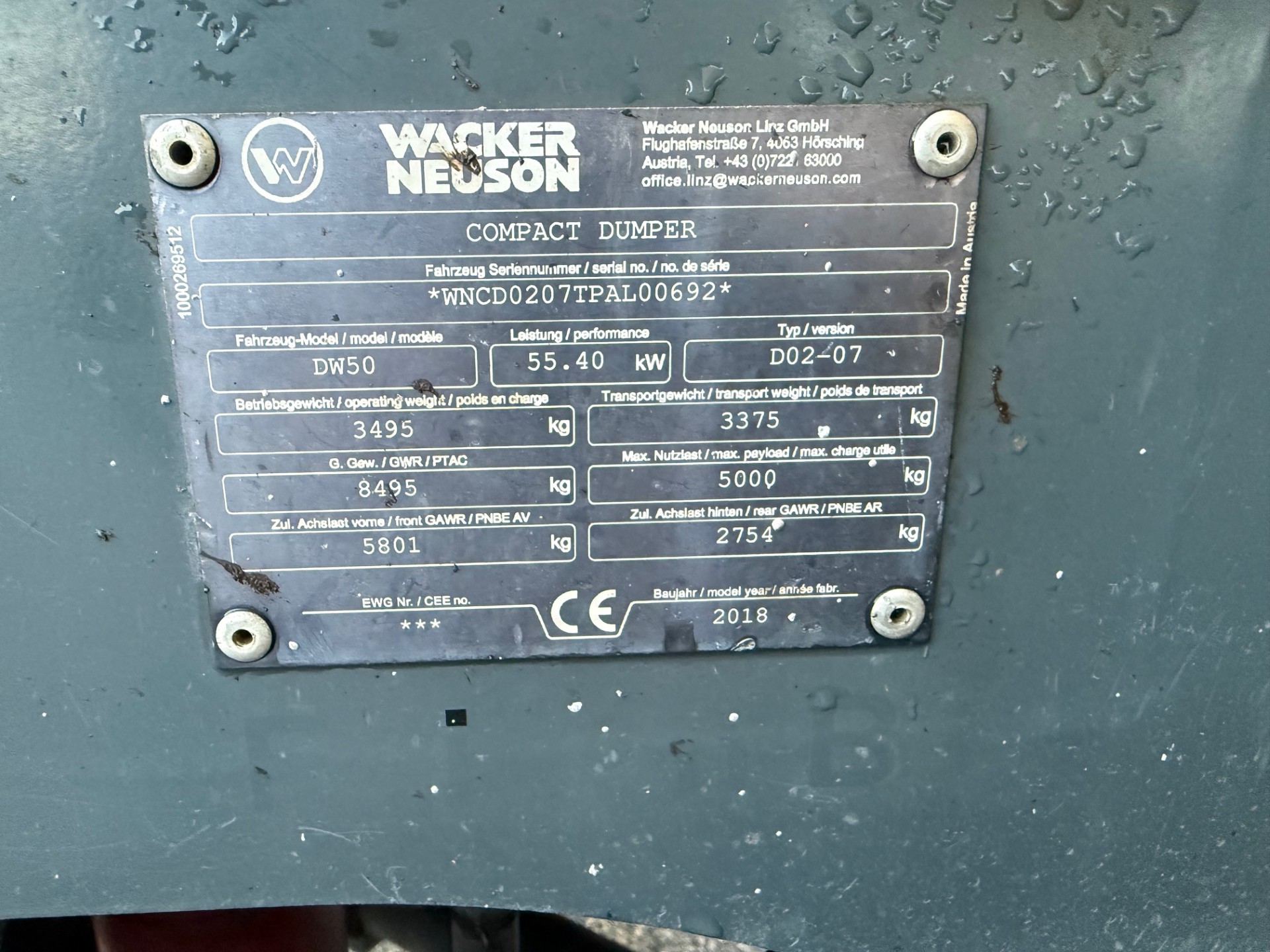 WACKER NEUSON DW50