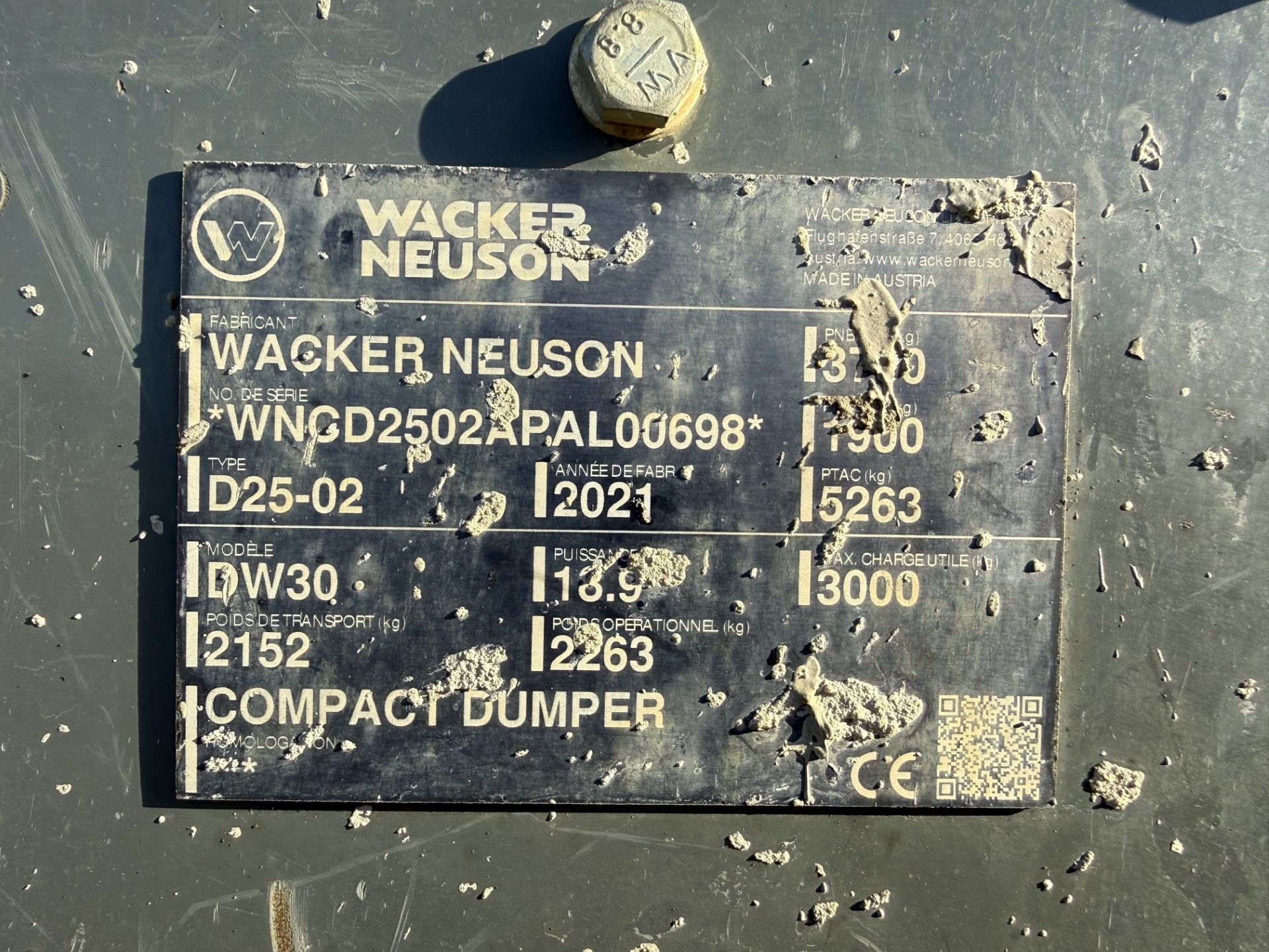 Wacker Neuson DW30