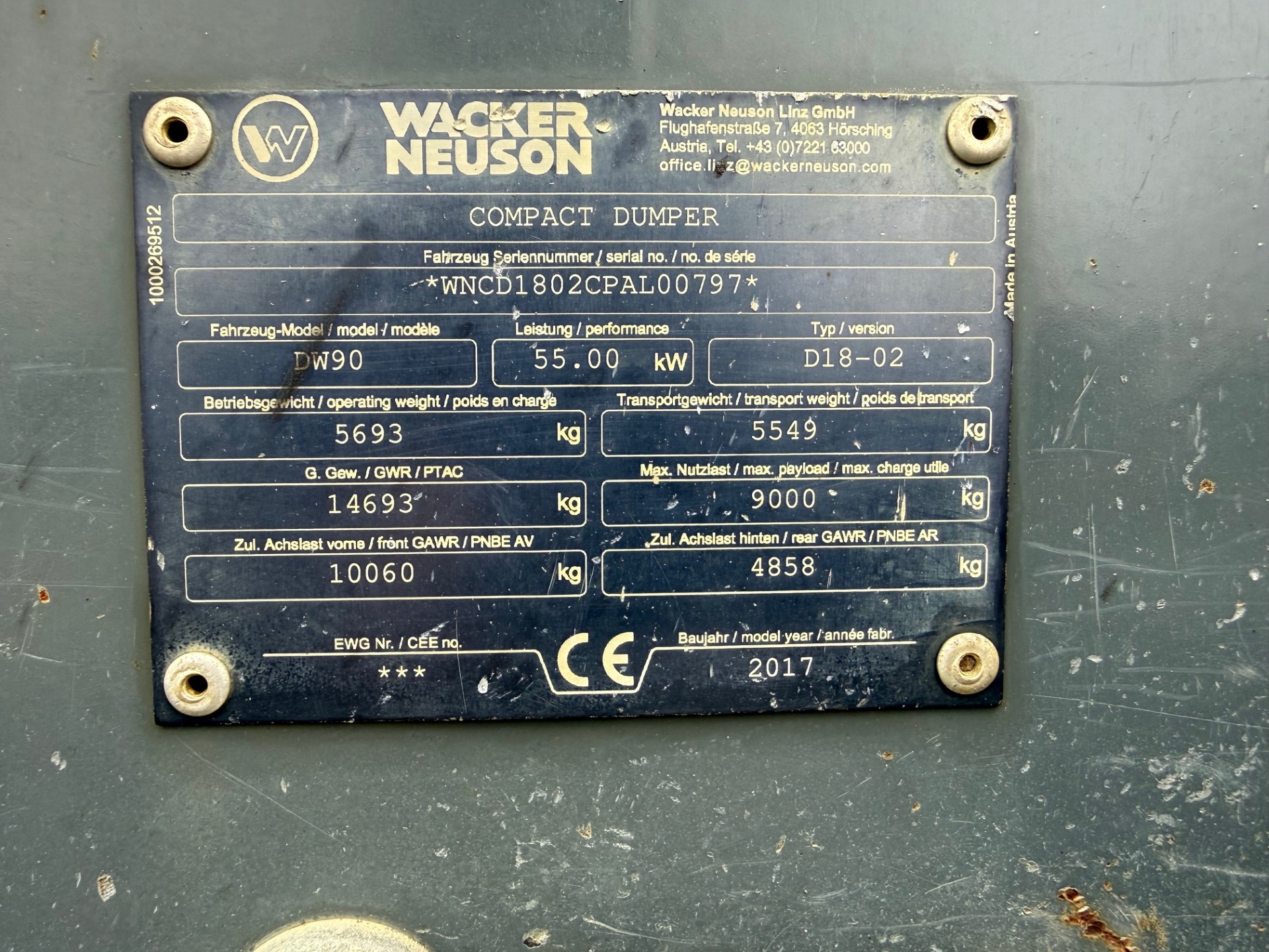Wacker Neuson DW 90