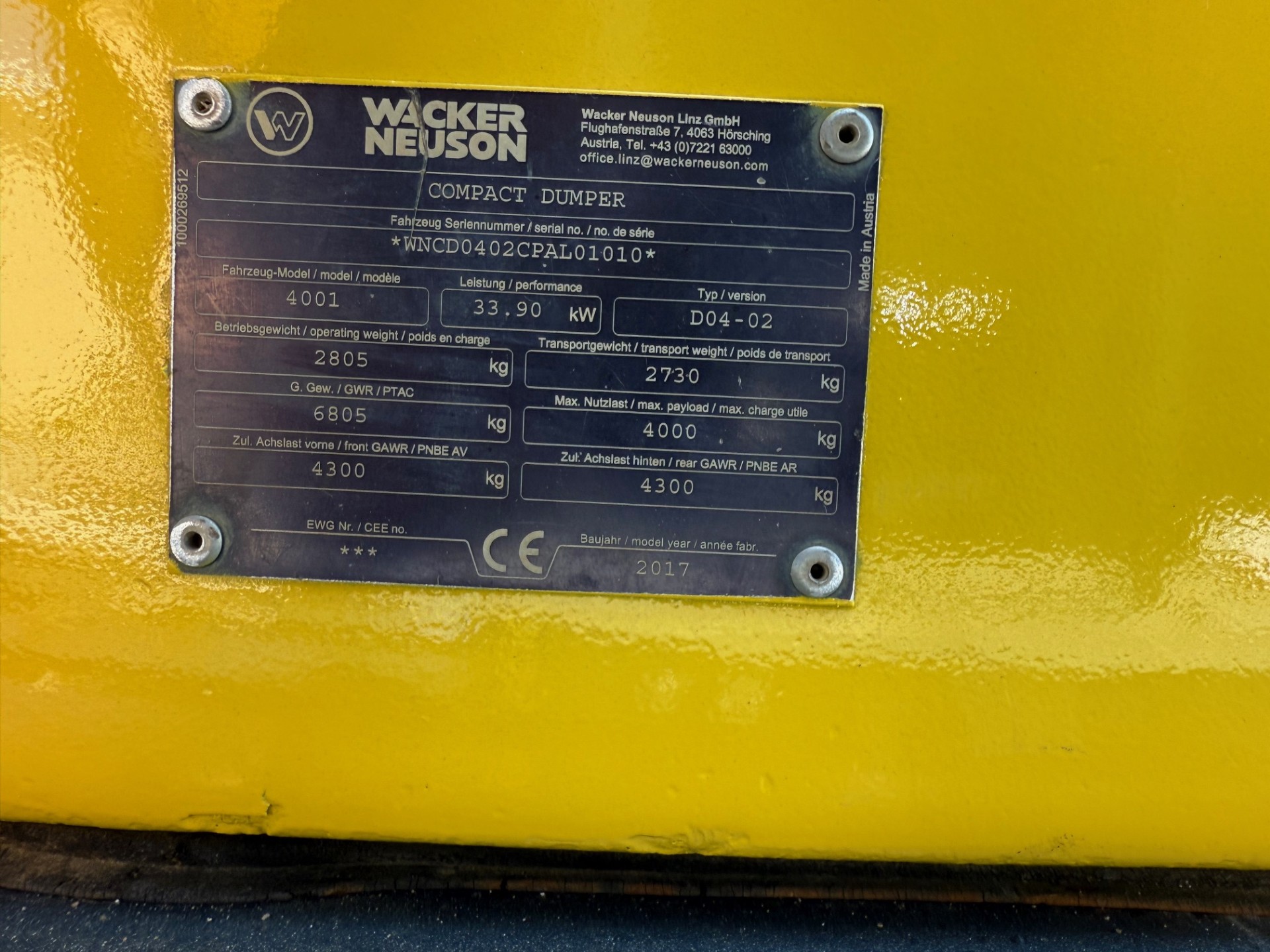 Wacker Neuson 4001