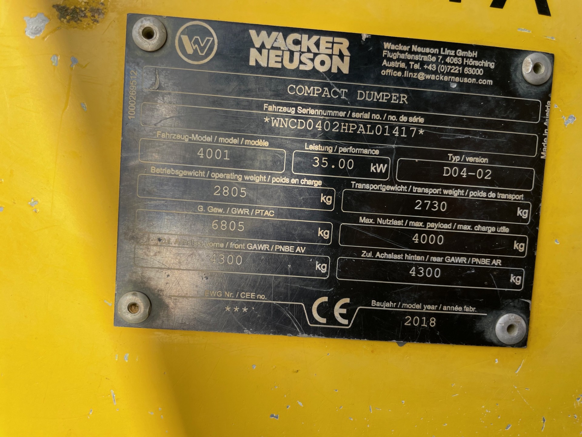 Wacker Neuson 4001