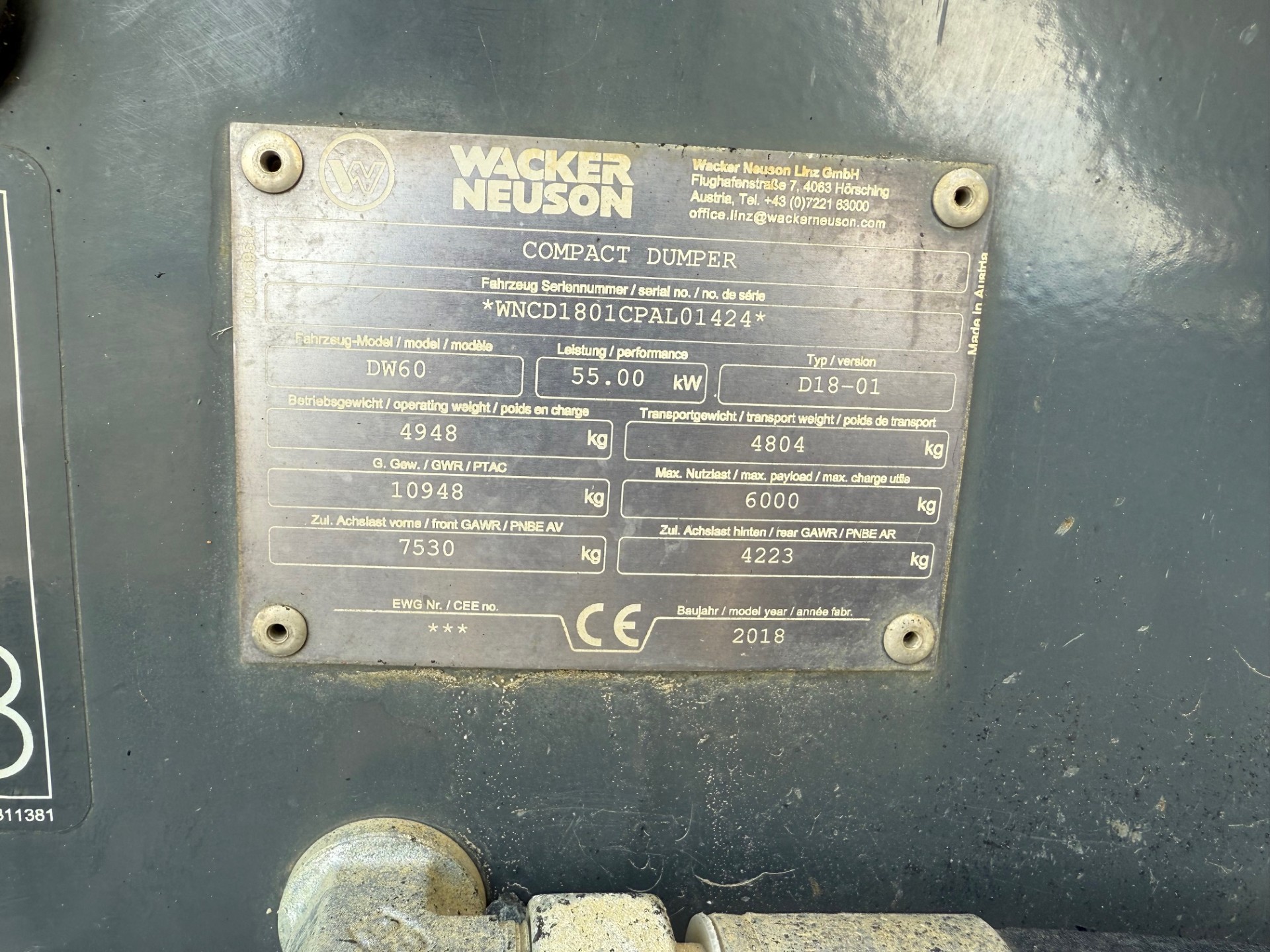 WACKER NEUSON DW 60