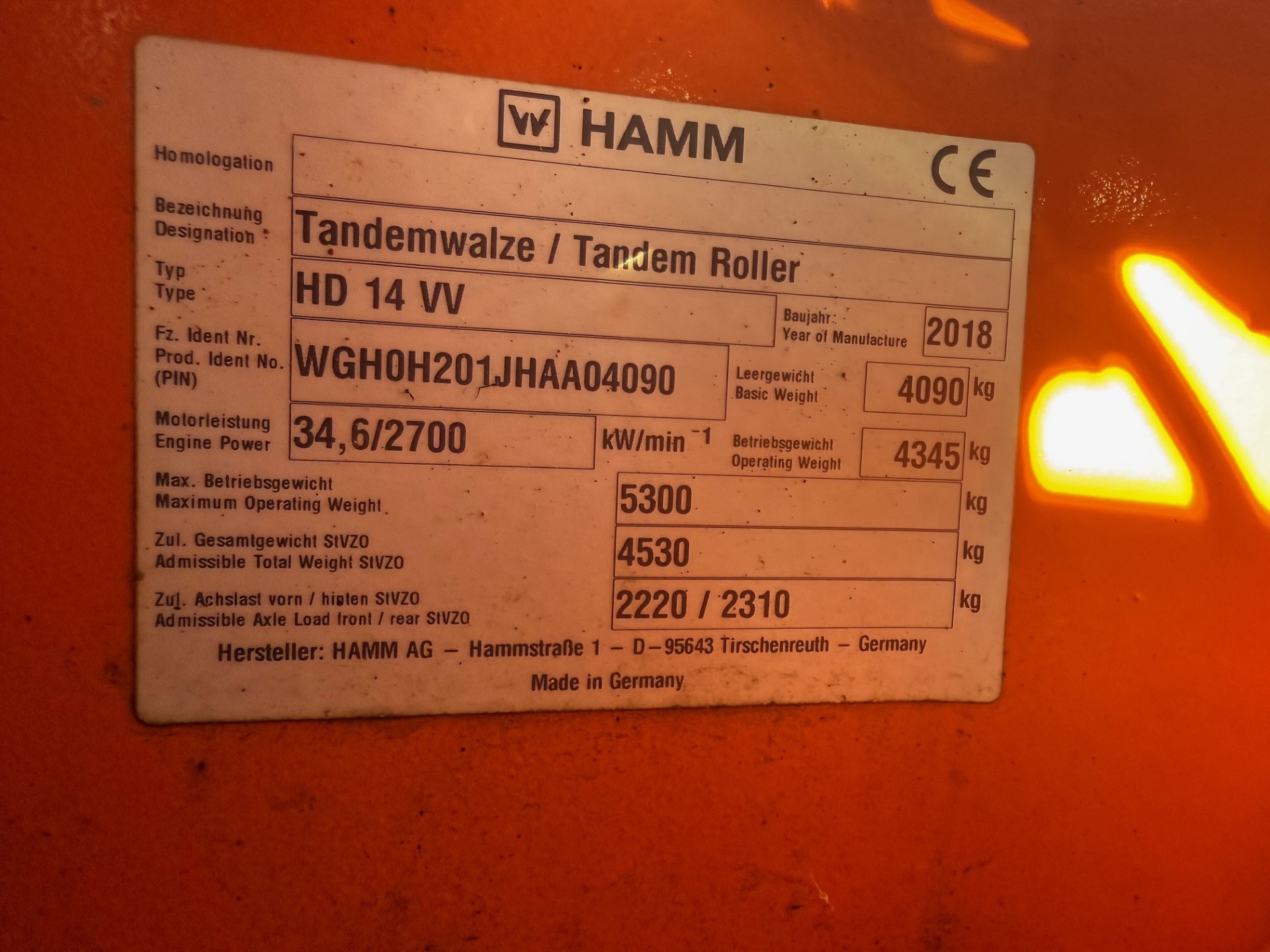 Hamm HD 14 VV