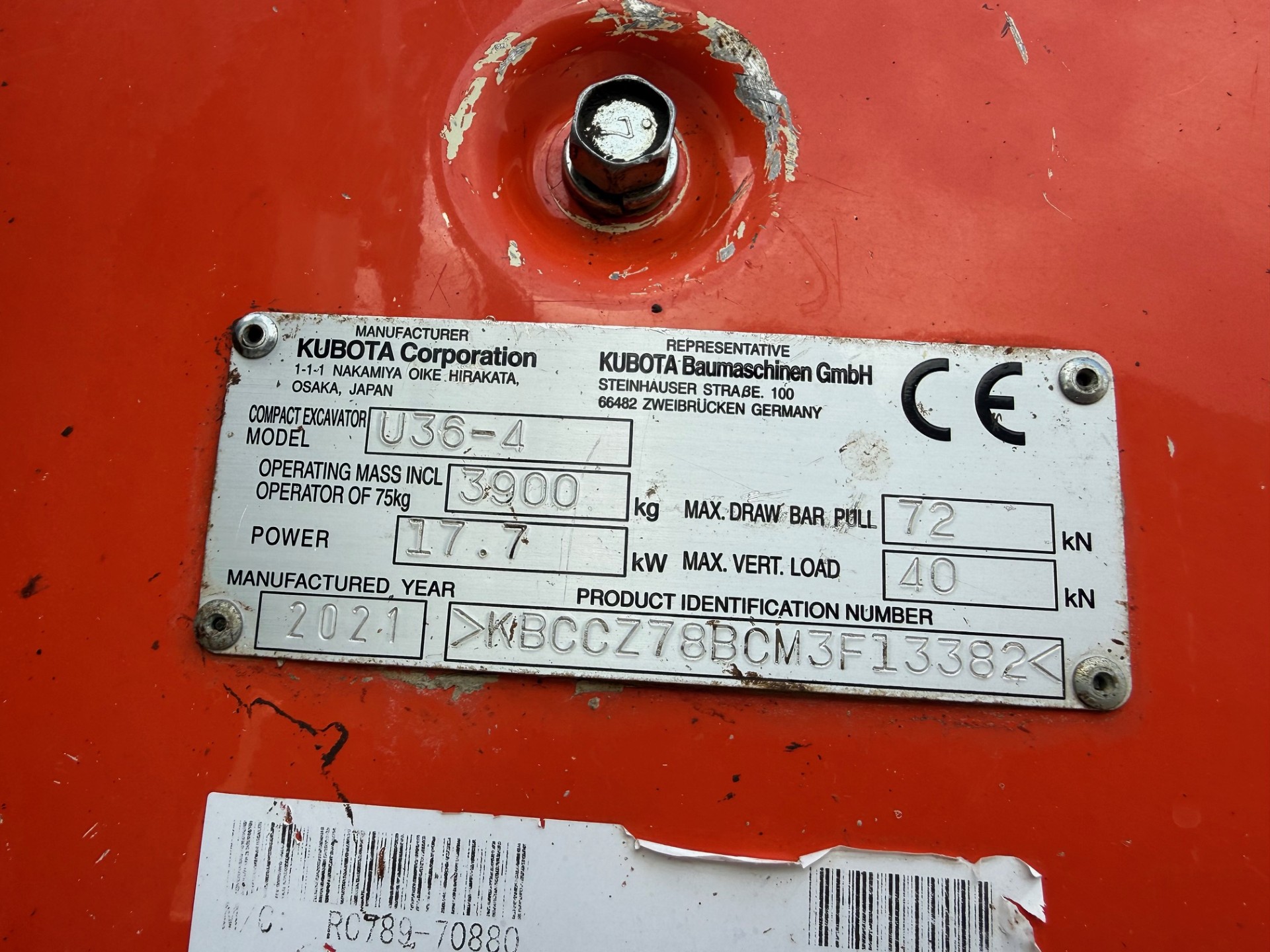 Kubota Series U 36-4