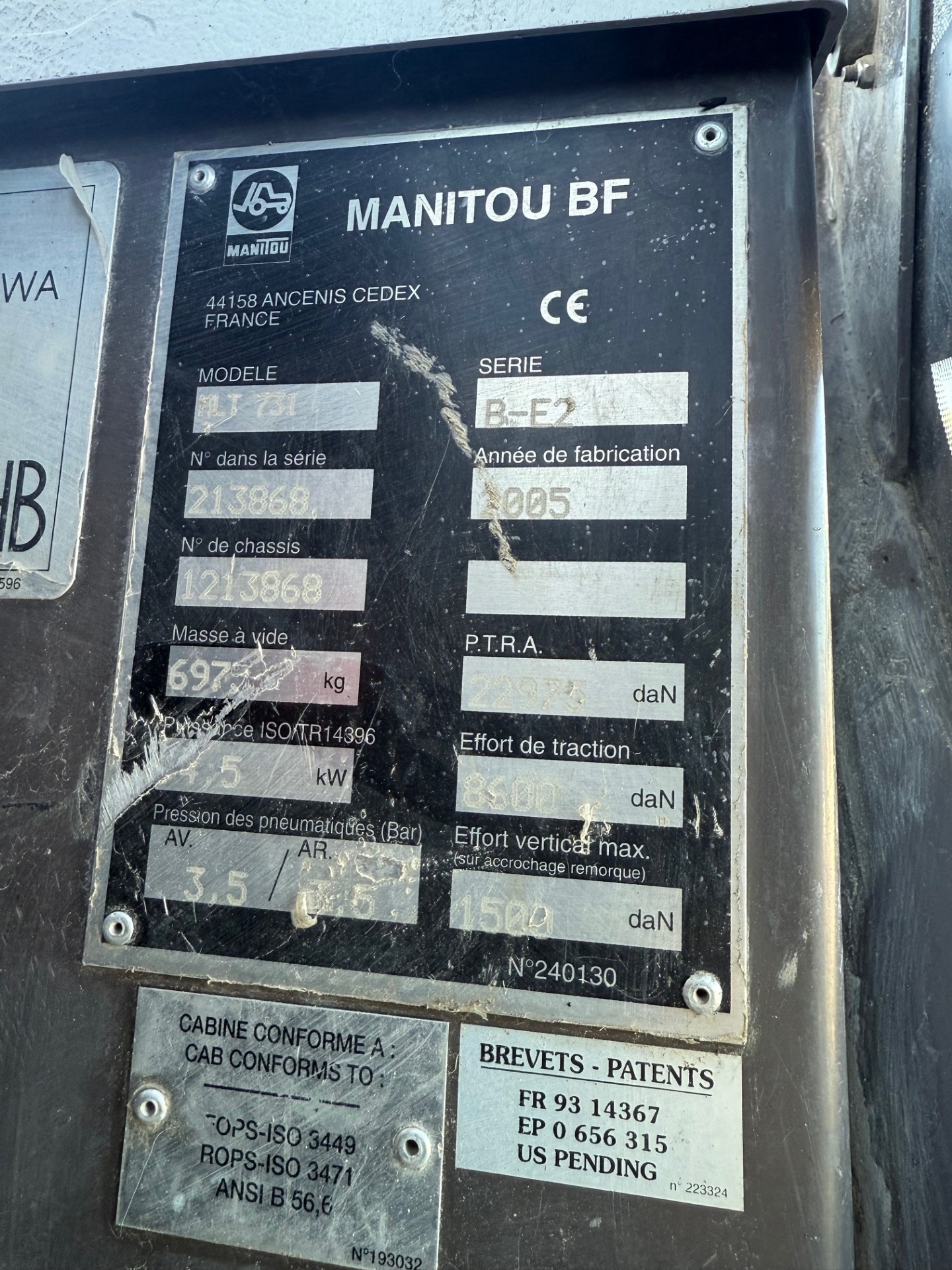 Manitou MLT 731-120