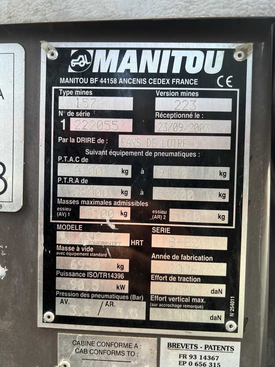 Manitou 634-120 