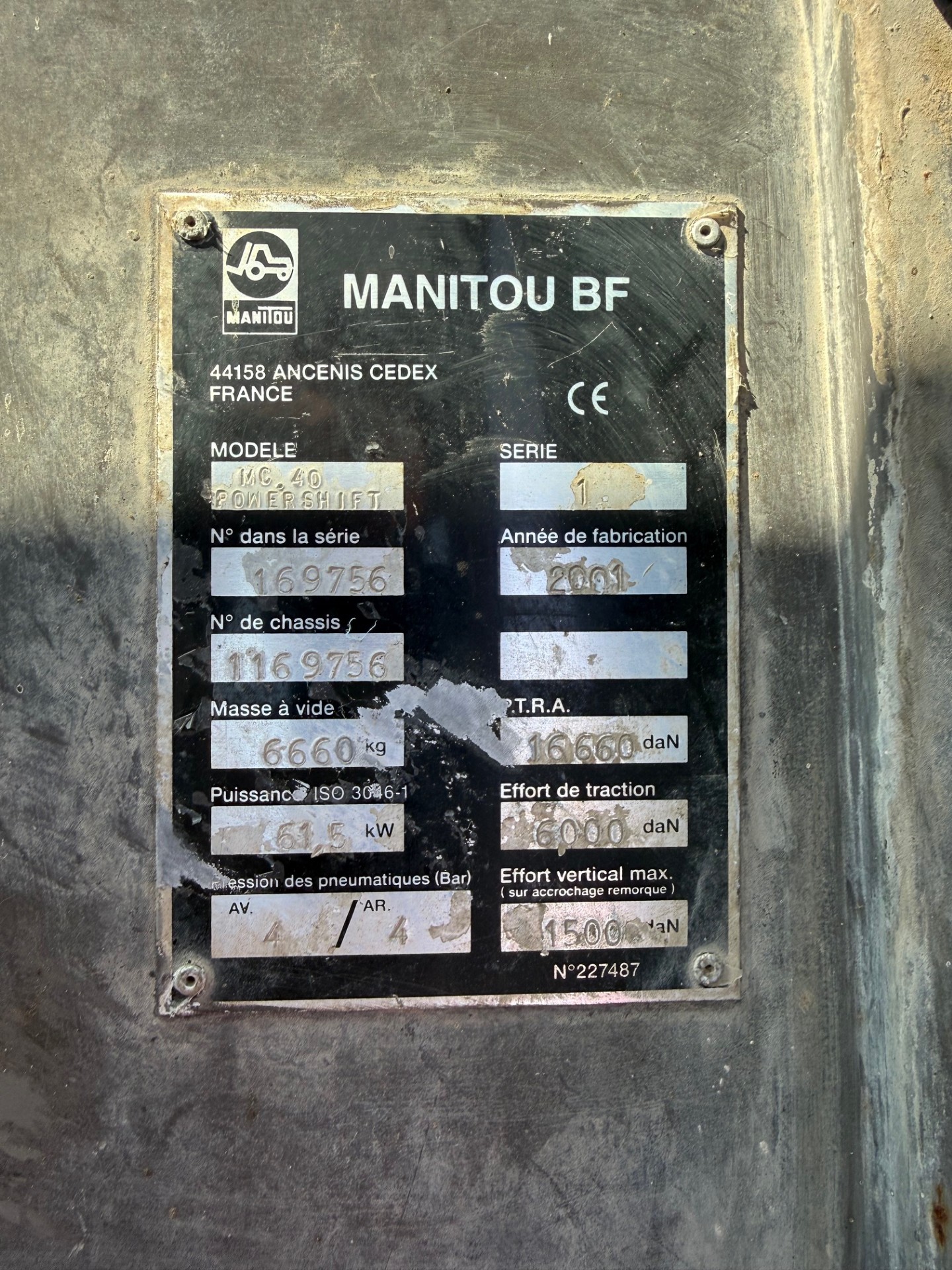 Manitou MC 40