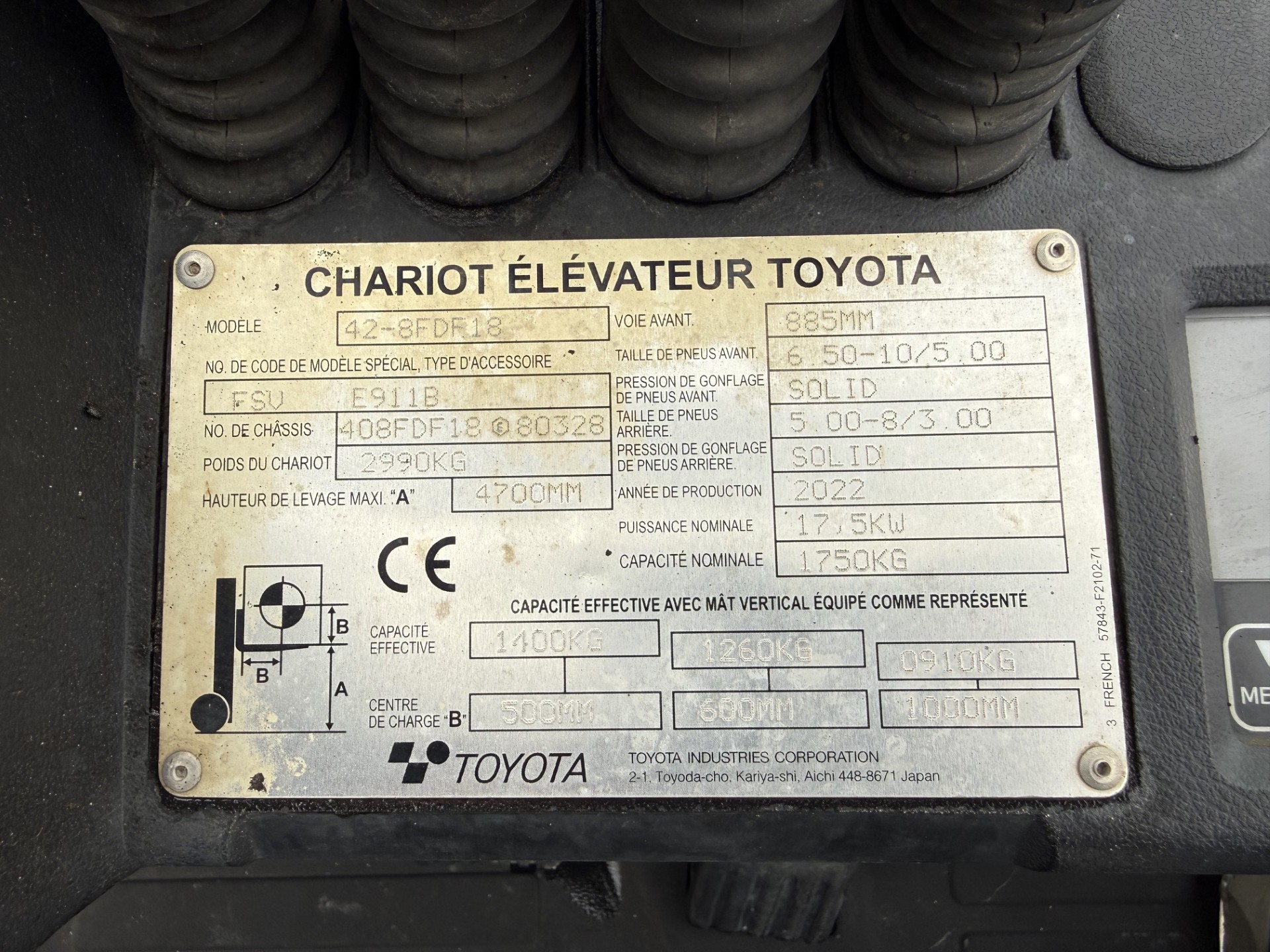 Toyota 8FDF18