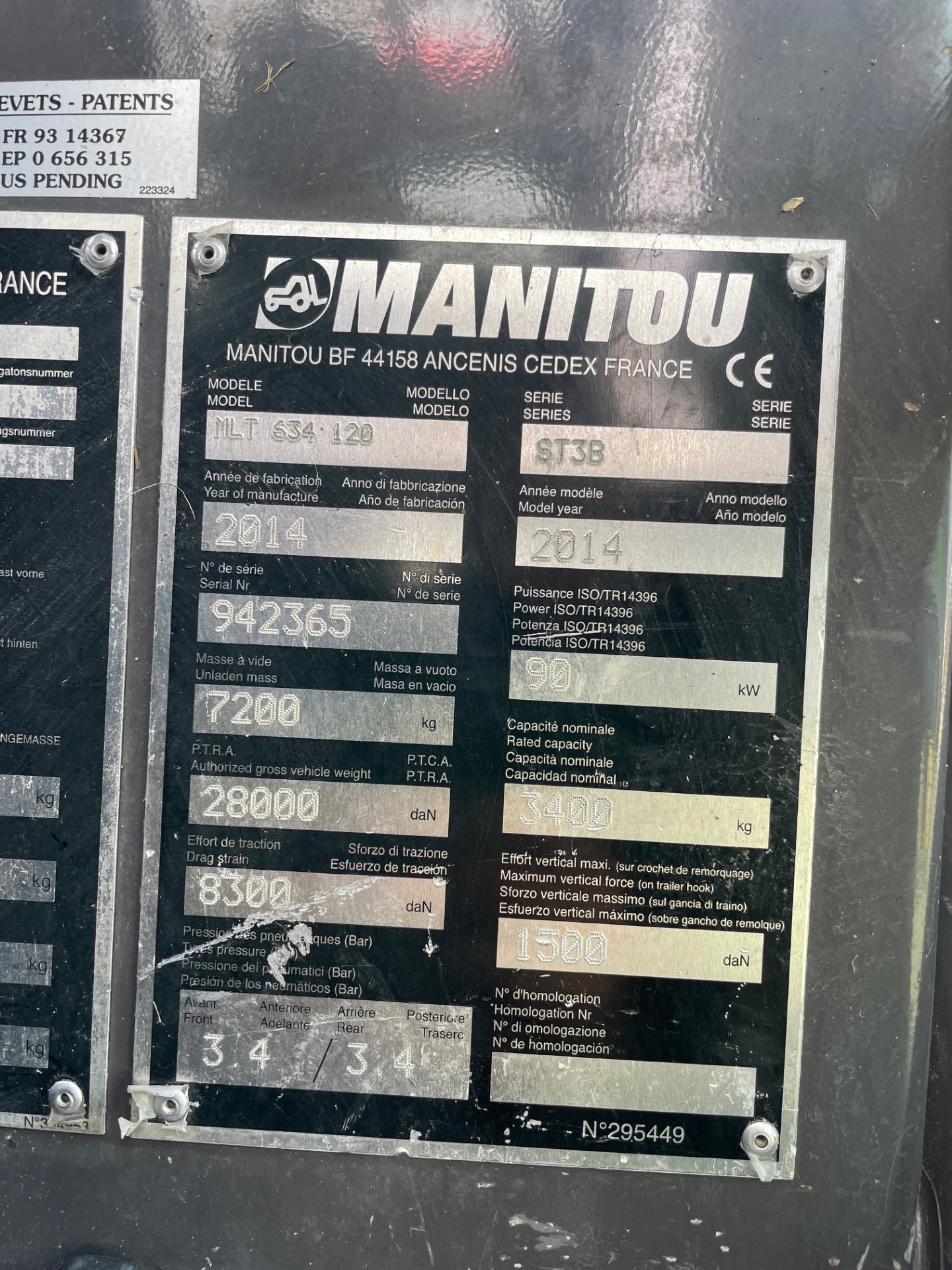 Manitou MLT 634-120 PS