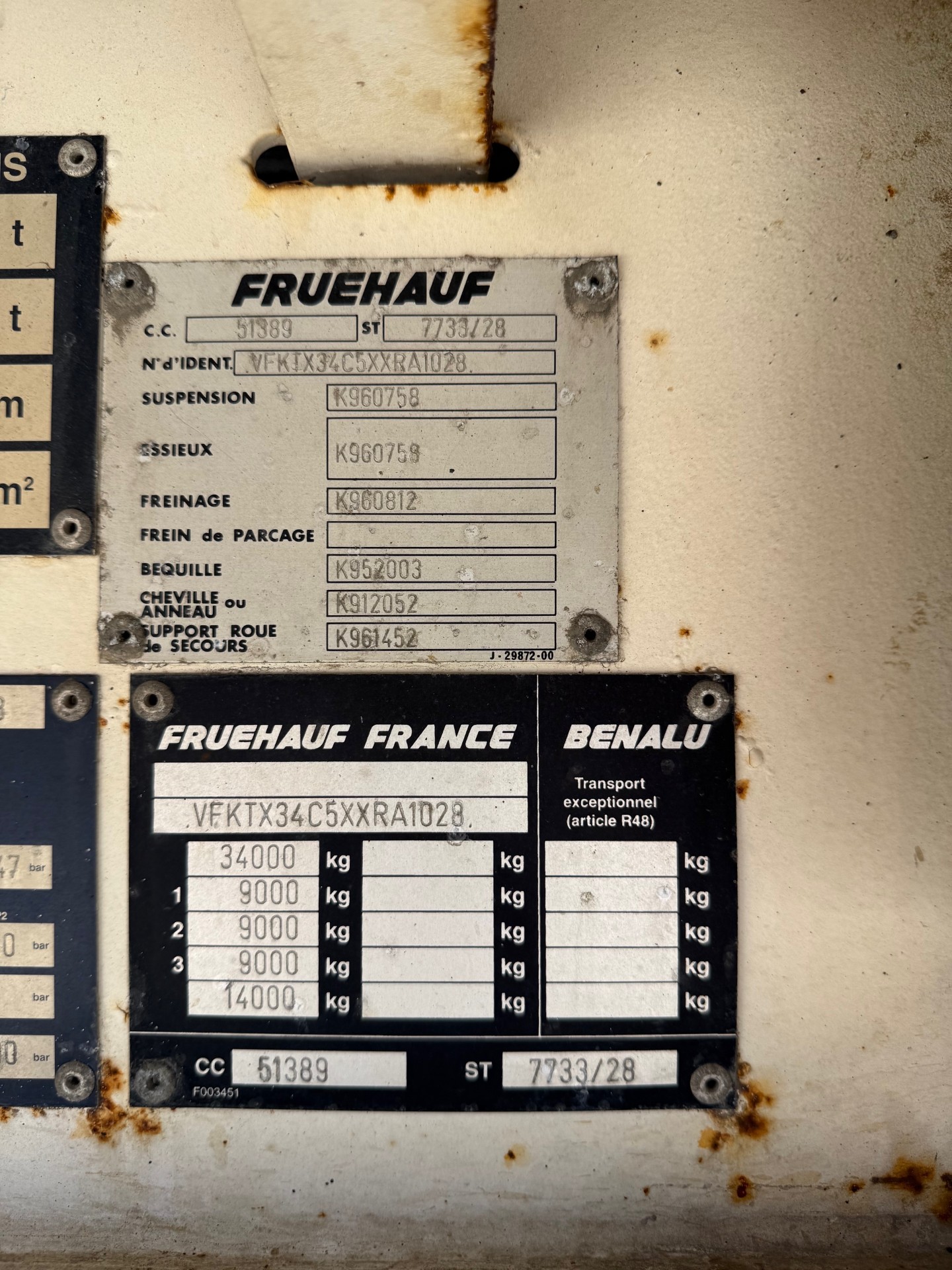 Fruehauf semi-reboque