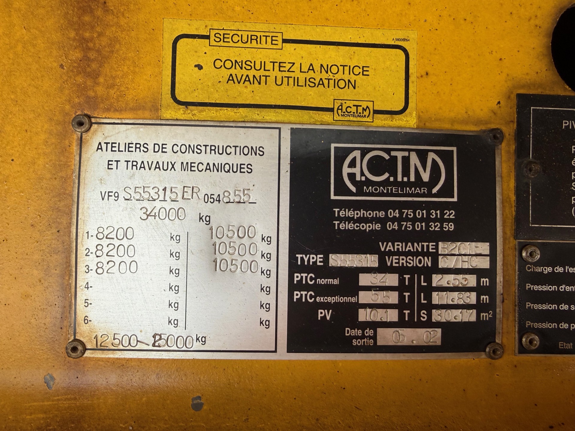 ACTM Porta máquinas