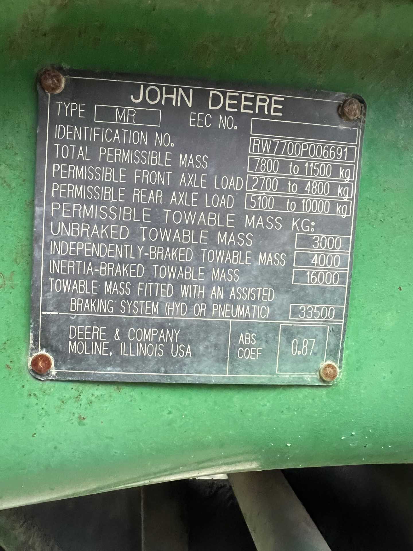 John Deere 7700